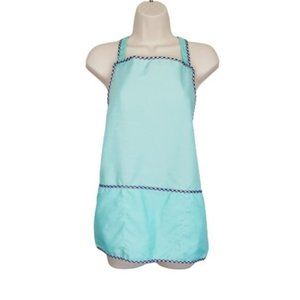 New Fabric Kitchen Apron with Pockets One Size Adjustable Lace